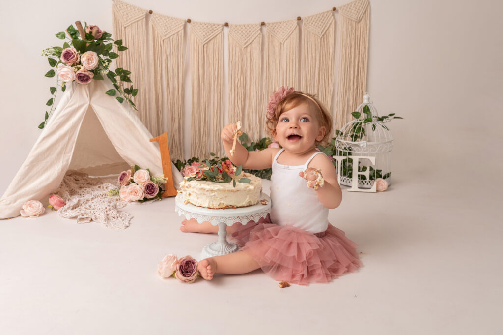 Cake Smash Shooting wundervolle Erinnerung an den ersten Geburtstag