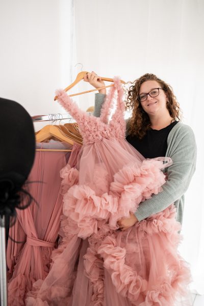 grosses Tüllkleid in meinem Studio